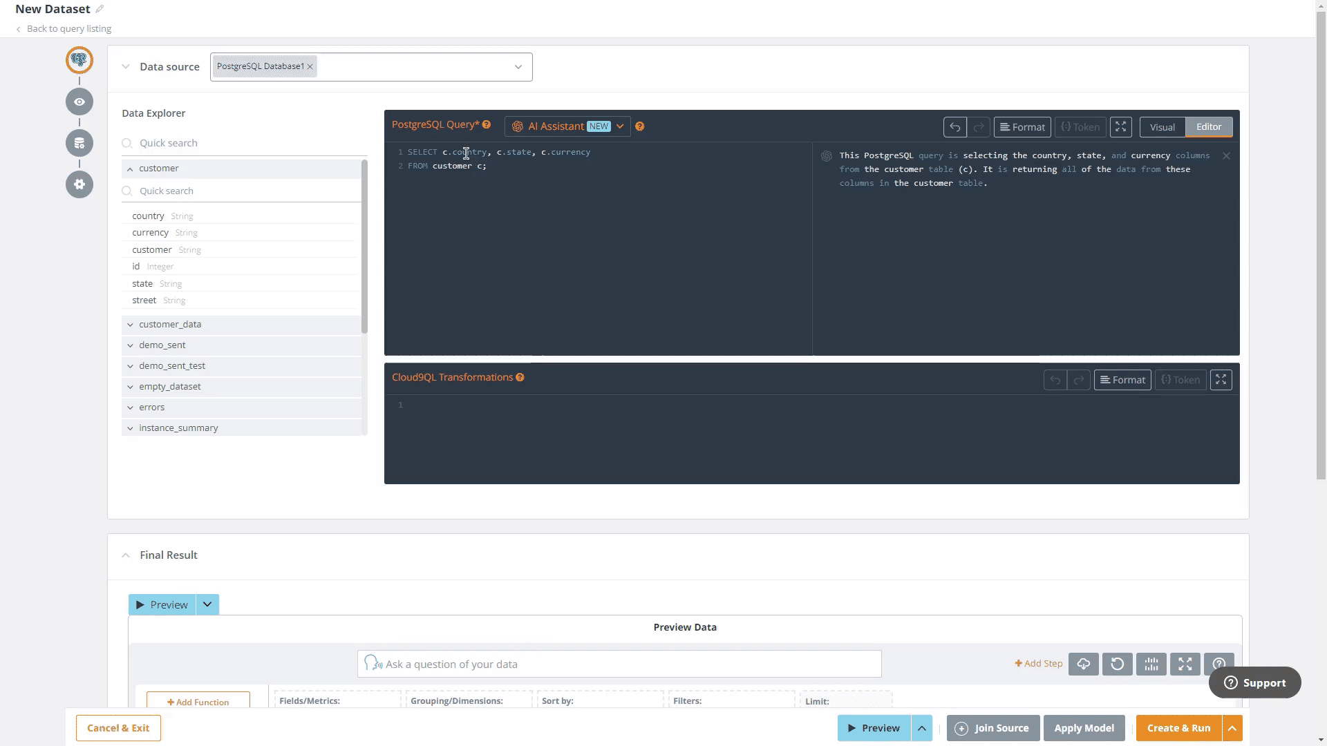 PostgreSQL Documentation And Support Knowi