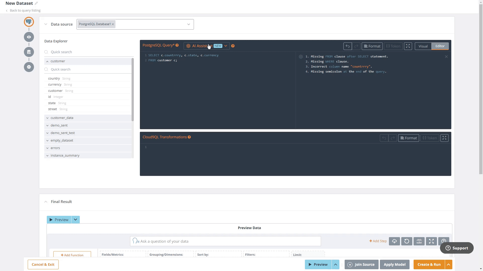 PostgreSQL – Documentation and Support | Knowi