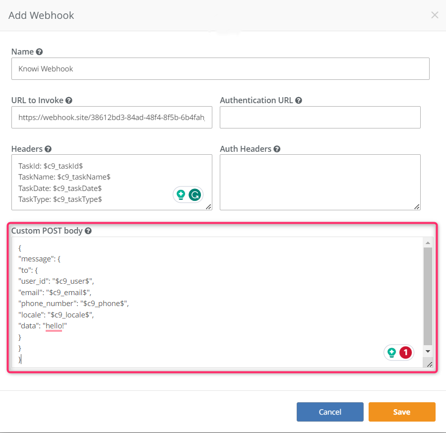 Data Update Alerts – Documentation and Support | Knowi